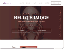 Tablet Screenshot of bellasimage.com